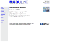 Tablet Screenshot of moduline.ch
